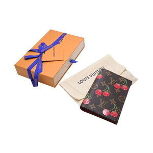 Louis Vuitton Monogram Couverture Passport Takashi Murakami brown